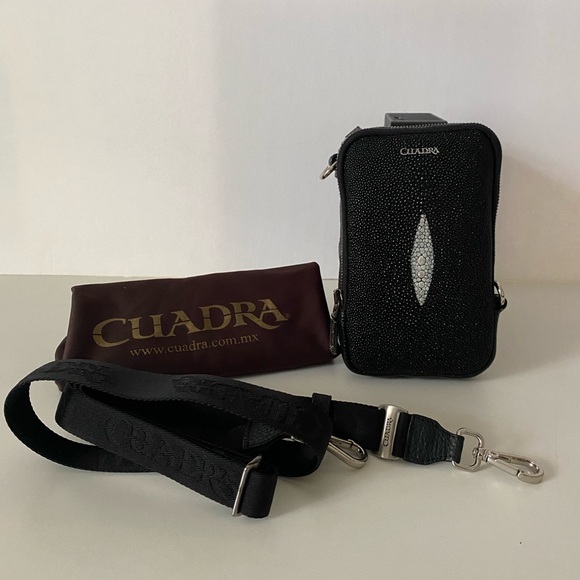 Cuadra Exotic Stingray Crossbody Bag - Picture 13 of 13